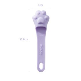 Dog Finger Toothbrush Small Dog Cleaning (Color: purple)