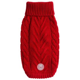 GF Pet Chalet Sweater (Color: Red, size: XL)