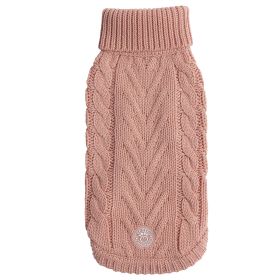 GF Pet Chalet Sweater (Color: Pink, size: 3XL)